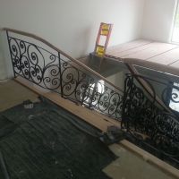 Black Indoor Wrought Iron Balustrade