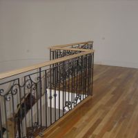 Black Indoor Wrought Iron Balustrade