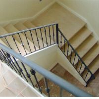 Black Indoor Wrought Iron Balustrade