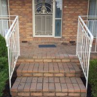 White Outdoor Wrought Iron Balustrade Rowville