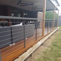 Outdoor Deck Wrought Iron Balustrade