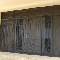 Black Wrought Iron Door
