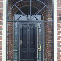 Black Wrought Iron Door