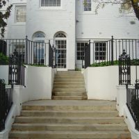 Black Outdoor Wrought Iron Fence