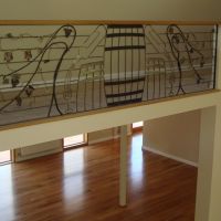 Indoor Ornamental Black Wrought Iron 